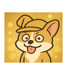 キラキラコーギーまつり@SFW（個別スタンプ：25）