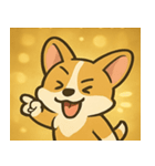 キラキラコーギーまつり@SFW（個別スタンプ：30）