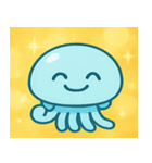 キラキラふわふわクラゲ@SFW（個別スタンプ：1）