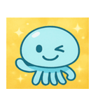 キラキラふわふわクラゲ@SFW（個別スタンプ：6）