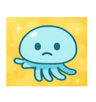 キラキラふわふわクラゲ@SFW（個別スタンプ：7）