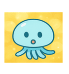 キラキラふわふわクラゲ@SFW（個別スタンプ：8）