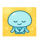 キラキラふわふわクラゲ@SFW（個別スタンプ：13）