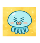 キラキラふわふわクラゲ@SFW（個別スタンプ：14）
