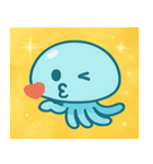キラキラふわふわクラゲ@SFW（個別スタンプ：16）