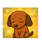 キラキラでのびのびダックス@SFW（個別スタンプ：6）