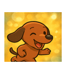 キラキラでのびのびダックス@SFW（個別スタンプ：7）