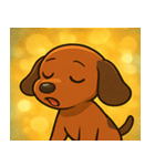 キラキラでのびのびダックス@SFW（個別スタンプ：8）