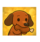 キラキラでのびのびダックス@SFW（個別スタンプ：11）