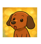 キラキラでのびのびダックス@SFW（個別スタンプ：12）