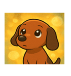 キラキラでのびのびダックス@SFW（個別スタンプ：16）