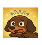 キラキラでのびのびダックス@SFW（個別スタンプ：19）