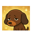 キラキラでのびのびダックス@SFW（個別スタンプ：20）