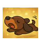 キラキラでのびのびダックス@SFW（個別スタンプ：23）