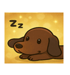 キラキラでのびのびダックス@SFW（個別スタンプ：28）