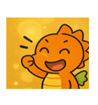 キラキラゆらゆらタツノオトシゴ@SFW（個別スタンプ：1）