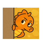 キラキラゆらゆらタツノオトシゴ@SFW（個別スタンプ：13）