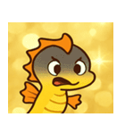 キラキラゆらゆらタツノオトシゴ@SFW（個別スタンプ：19）