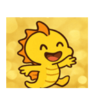 キラキラゆらゆらタツノオトシゴ@SFW（個別スタンプ：23）