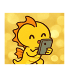 キラキラゆらゆらタツノオトシゴ@SFW（個別スタンプ：26）