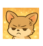 キラキラだけど気が強いチワワ@SFW（個別スタンプ：3）