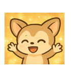 キラキラだけど気が強いチワワ@SFW（個別スタンプ：5）