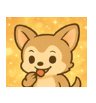 キラキラだけど気が強いチワワ@SFW（個別スタンプ：9）