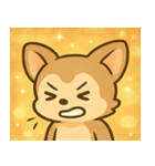 キラキラだけど気が強いチワワ@SFW（個別スタンプ：14）