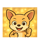 キラキラだけど気が強いチワワ@SFW（個別スタンプ：21）