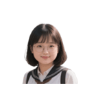 同じクラスのあのメガネの子（個別スタンプ：2）