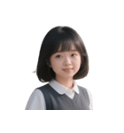 同じクラスのあのメガネの子（個別スタンプ：6）