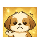 キラキラふわもこシーズー@SFW（個別スタンプ：3）