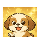 キラキラふわもこシーズー@SFW（個別スタンプ：4）