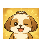 キラキラふわもこシーズー@SFW（個別スタンプ：6）