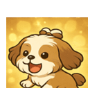 キラキラふわもこシーズー@SFW（個別スタンプ：8）