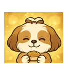 キラキラふわもこシーズー@SFW（個別スタンプ：9）