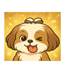 キラキラふわもこシーズー@SFW（個別スタンプ：15）