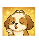 キラキラふわもこシーズー@SFW（個別スタンプ：16）