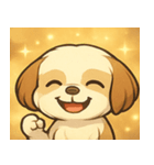 キラキラふわもこシーズー@SFW（個別スタンプ：18）
