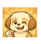 キラキラふわもこシーズー@SFW（個別スタンプ：21）