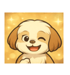 キラキラふわもこシーズー@SFW（個別スタンプ：22）