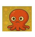 キラキラ手足多めのタコ@SFW（個別スタンプ：1）