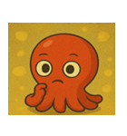 キラキラ手足多めのタコ@SFW（個別スタンプ：7）