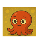 キラキラ手足多めのタコ@SFW（個別スタンプ：10）