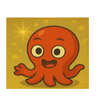 キラキラ手足多めのタコ@SFW（個別スタンプ：13）