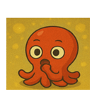 キラキラ手足多めのタコ@SFW（個別スタンプ：14）