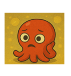 キラキラ手足多めのタコ@SFW（個別スタンプ：16）