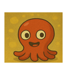 キラキラ手足多めのタコ@SFW（個別スタンプ：17）