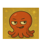 キラキラ手足多めのタコ@SFW（個別スタンプ：18）