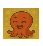 キラキラ手足多めのタコ@SFW（個別スタンプ：25）